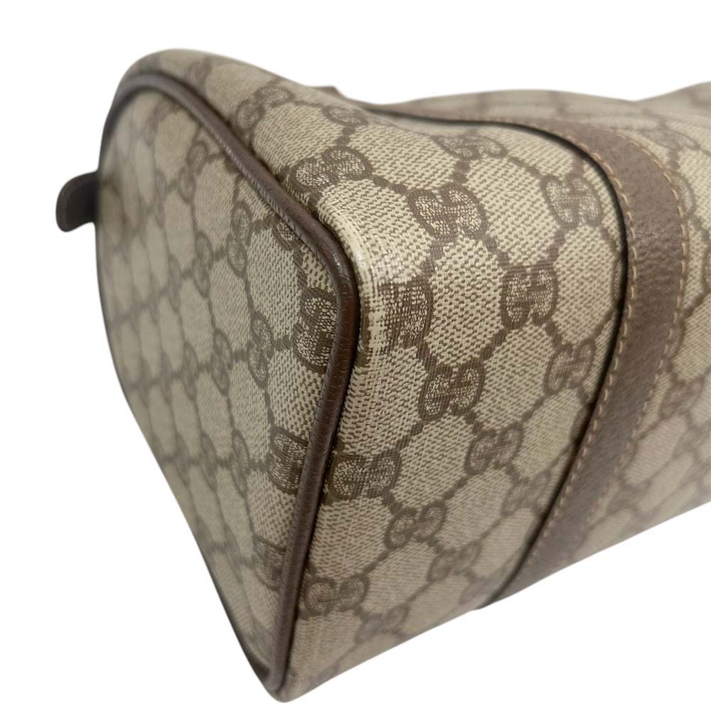 Gucci Boston Bag Brown Handbag Sherry GG Supreme - Picture 8 of 9